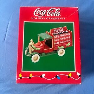 Vintage 1996 Coca Cola Christmas Ornament Like New Condition